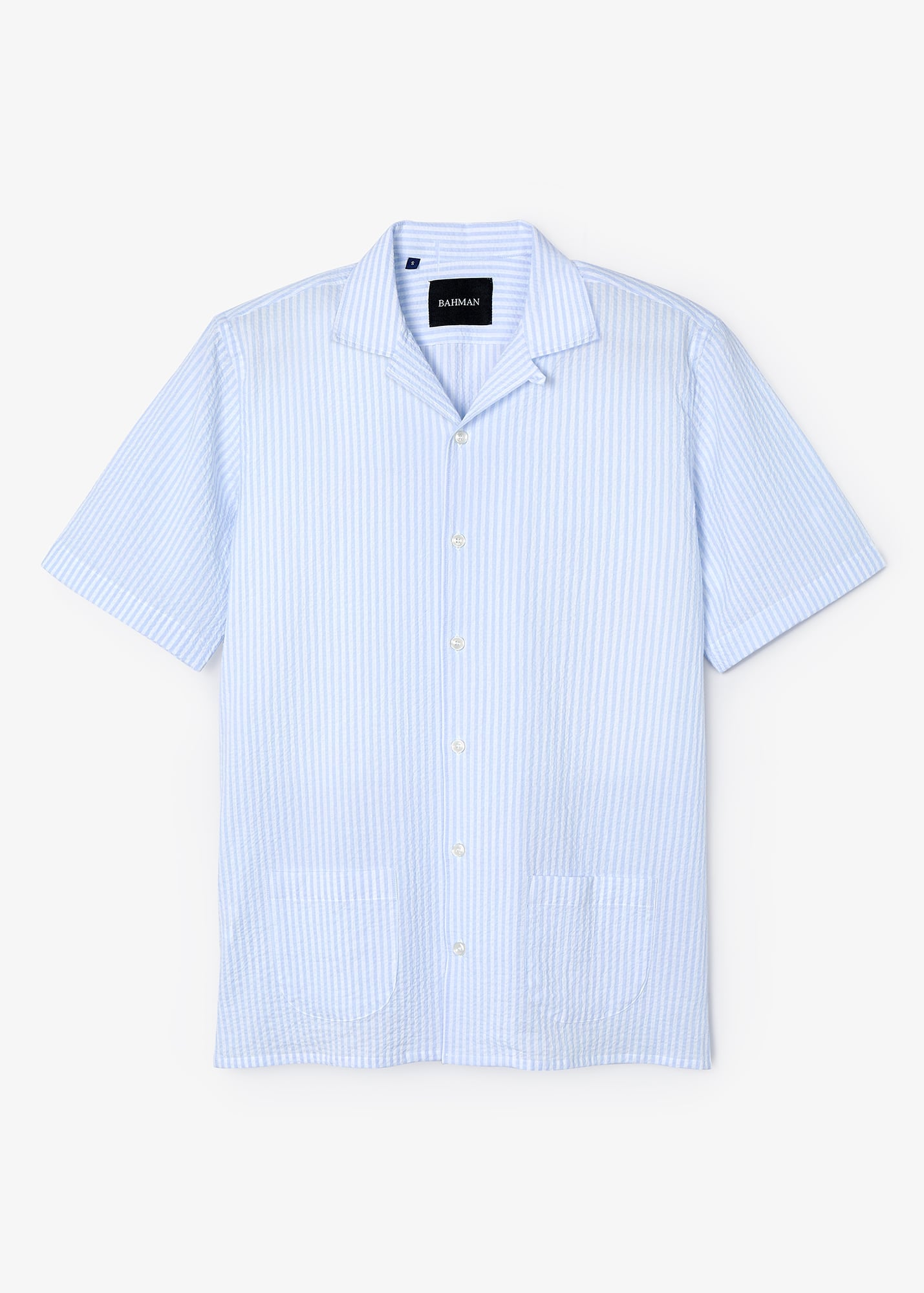 Camisa Seersucker Raya Véngala Lino Algodón