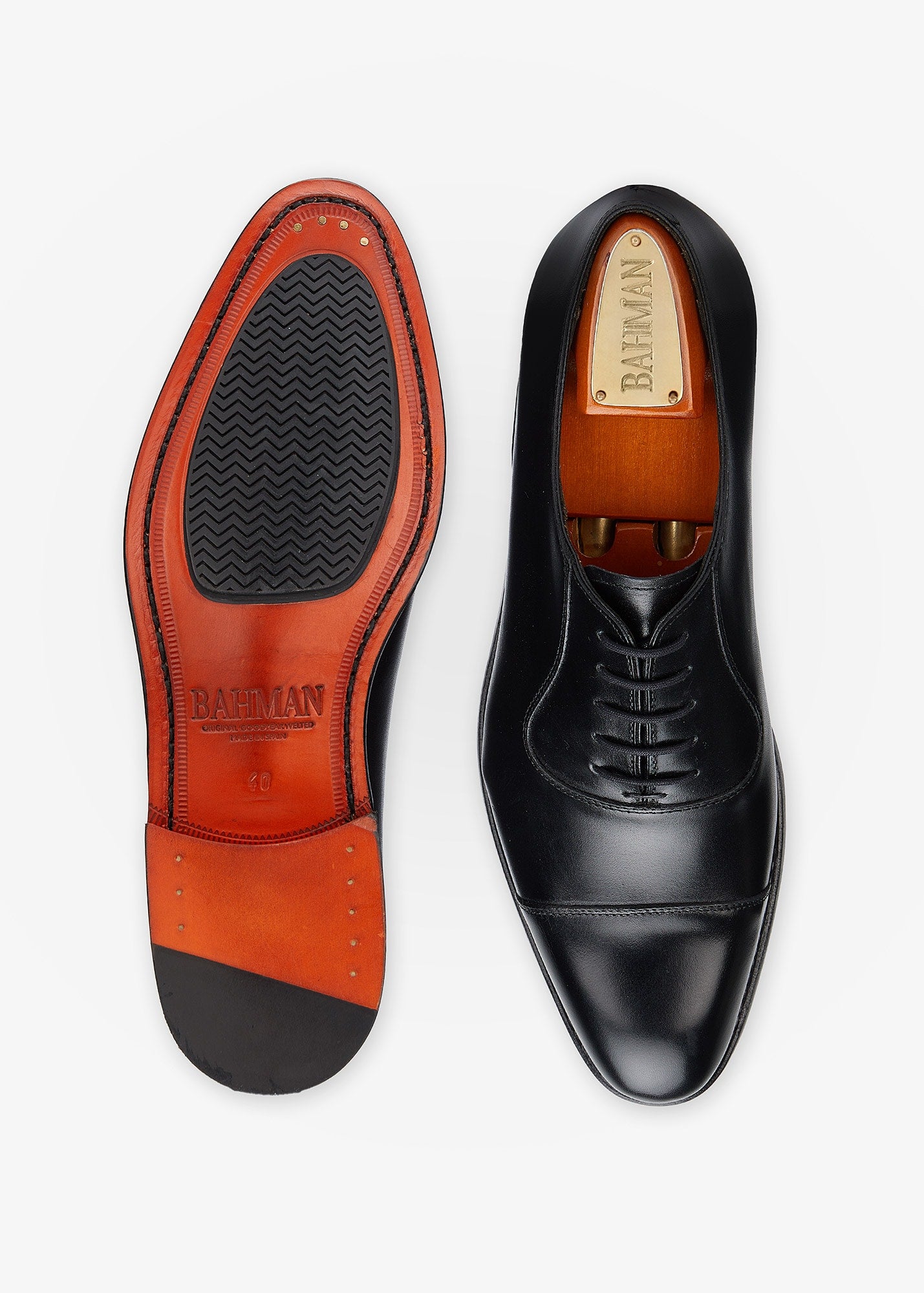 Zapatos Oxford Box-Calf