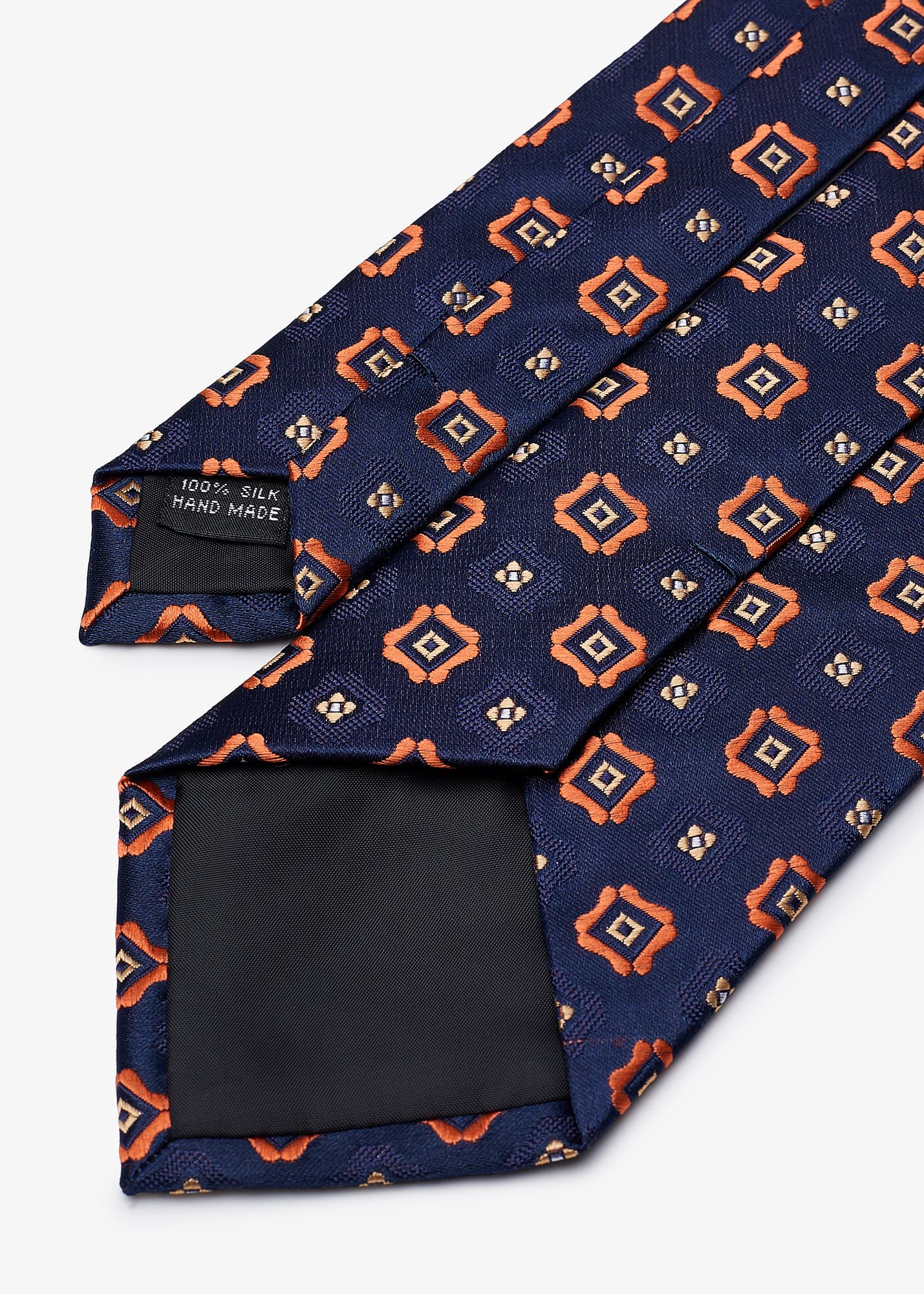 Corbata Medallones Naranjas