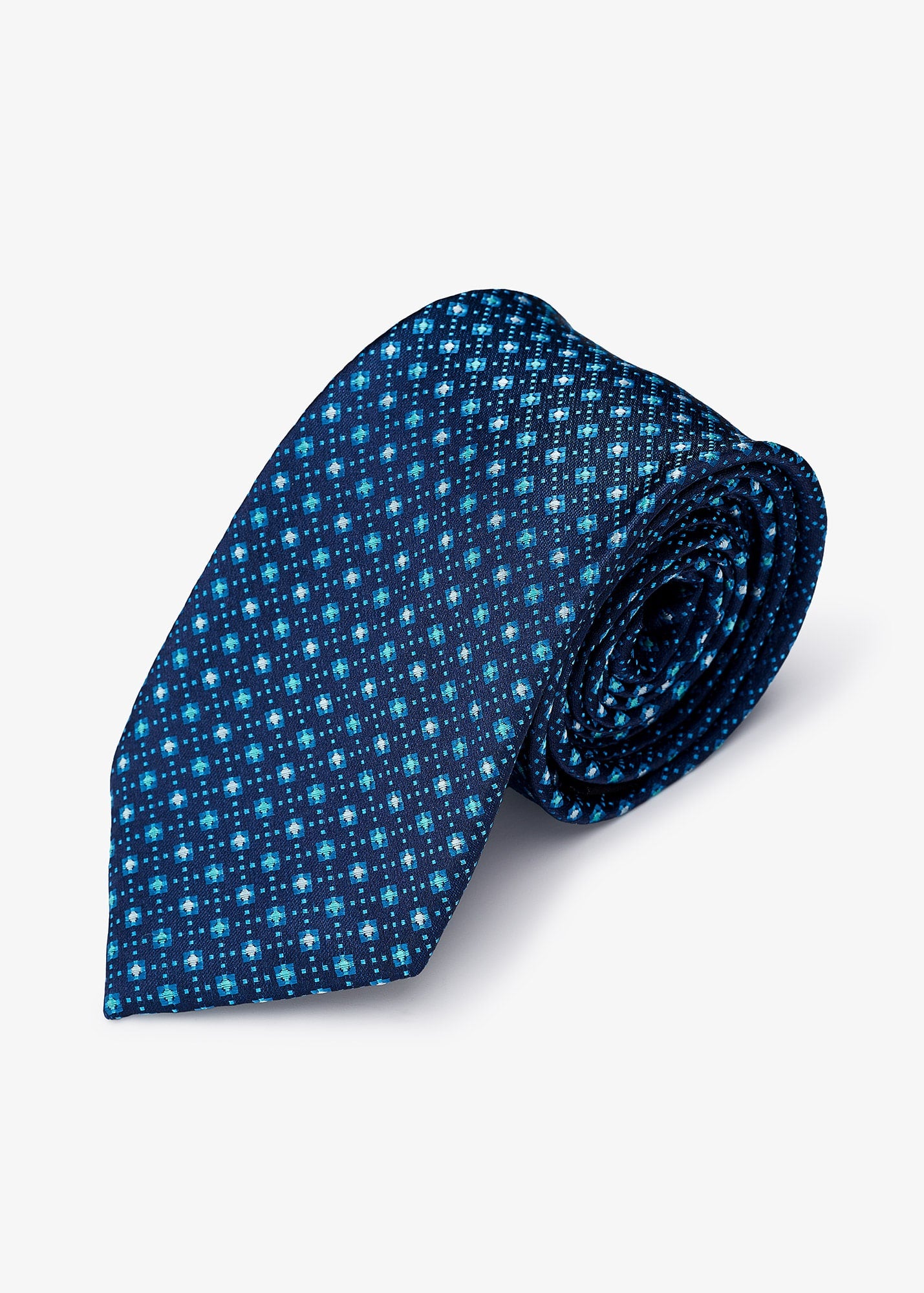 Light Blue Flower Tie